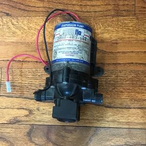 Shurflo Pump Model 2088-403-144, Diaphragm Pump 12 Volt DC Motor Polypropylene